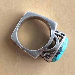 Silpada Turquoise Square Ring